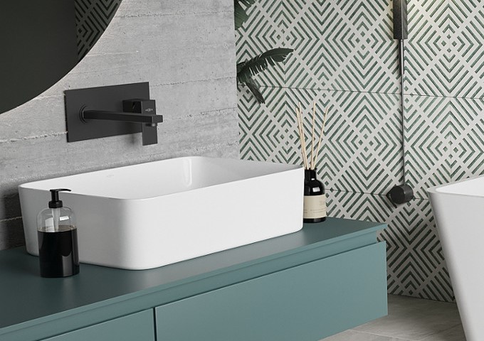 concealed sink faucet