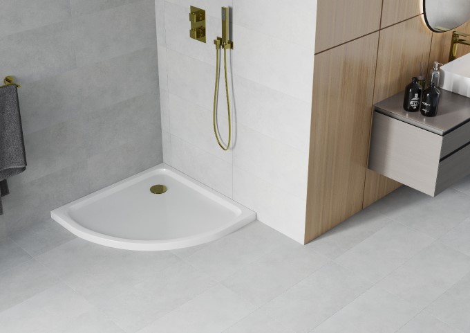 round shower trays