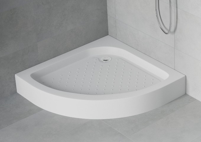 high round shower trays