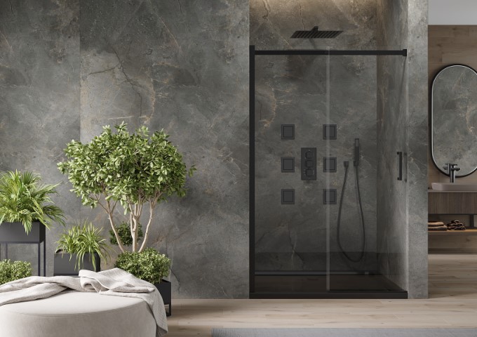 Loft shower doors