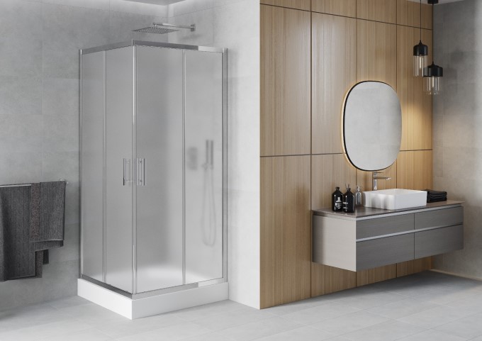 square shower head
