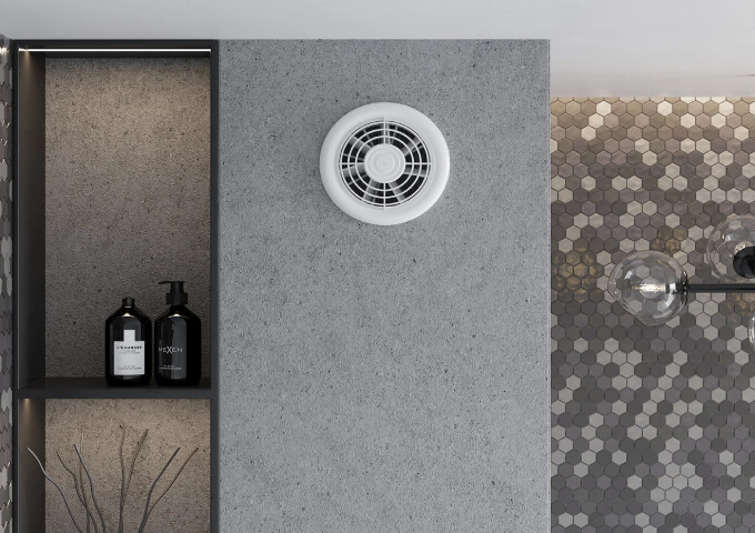White bathroom fan Mexen