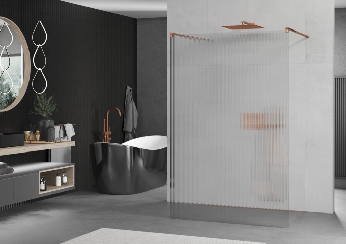 rose gold showerhead