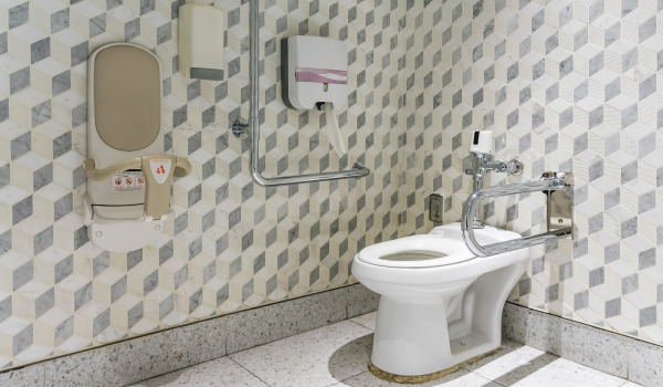 Why install wall-mounted grab bars in the bathroom?