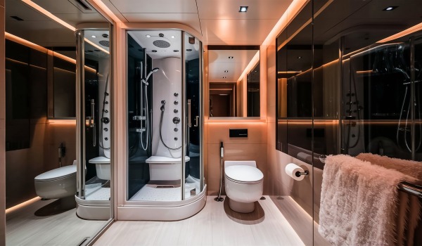 Why installing a shower cabin with hydromassage and sauna is a bad idea?