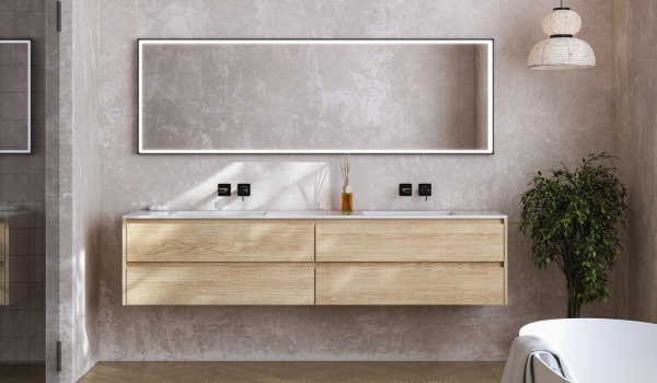 How to hang a cabinet under the sink?