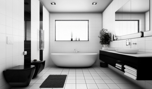 Modern Black and White Bathroom — How to Create a Timeless Interior?