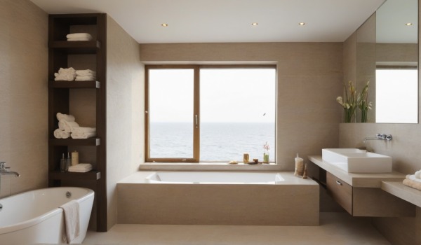 Bathroom with a Window Opposite the Door — Problem or Decorative Asset?