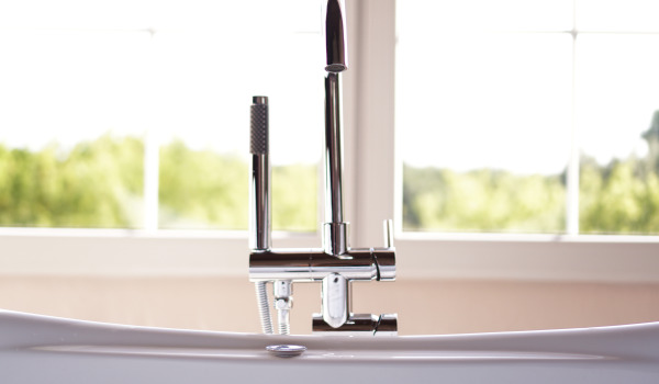 Modern bathrooms with bath-shower mixers