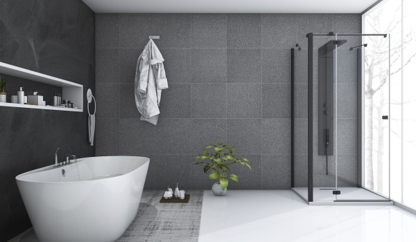 Where to place a towel rack?