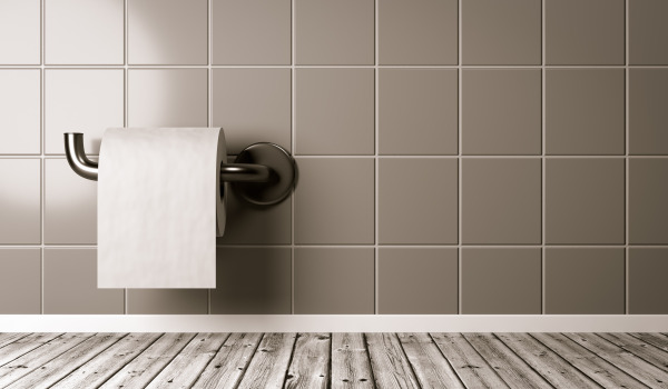 How to attach a toilet paper holder?