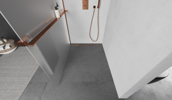 Exclusive Rose Gold in the Bathroom