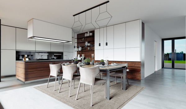Kitchen cabinets to the ceiling and tall cupboards - when are they useful?