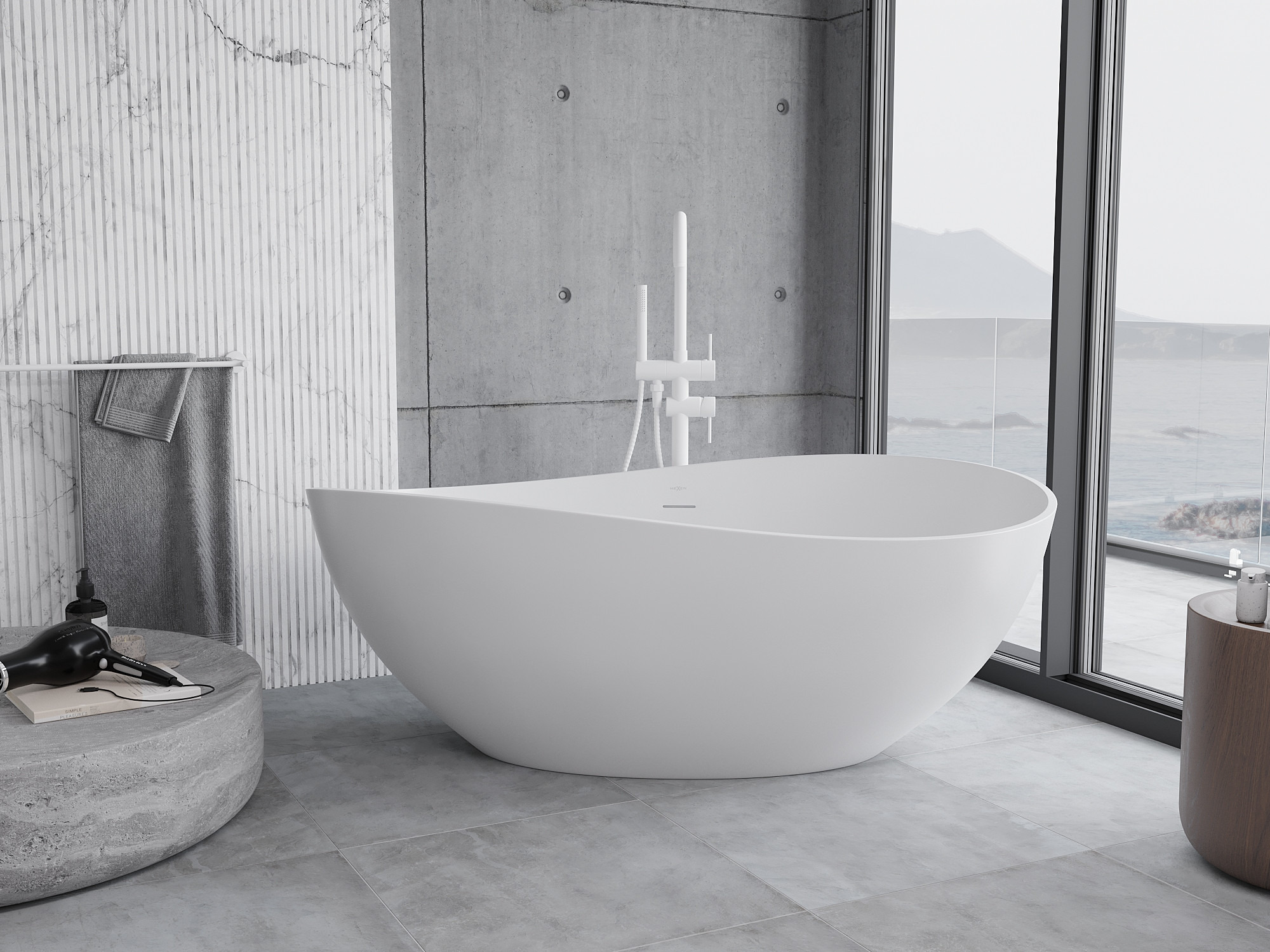 Bathroom in a minimalistic style