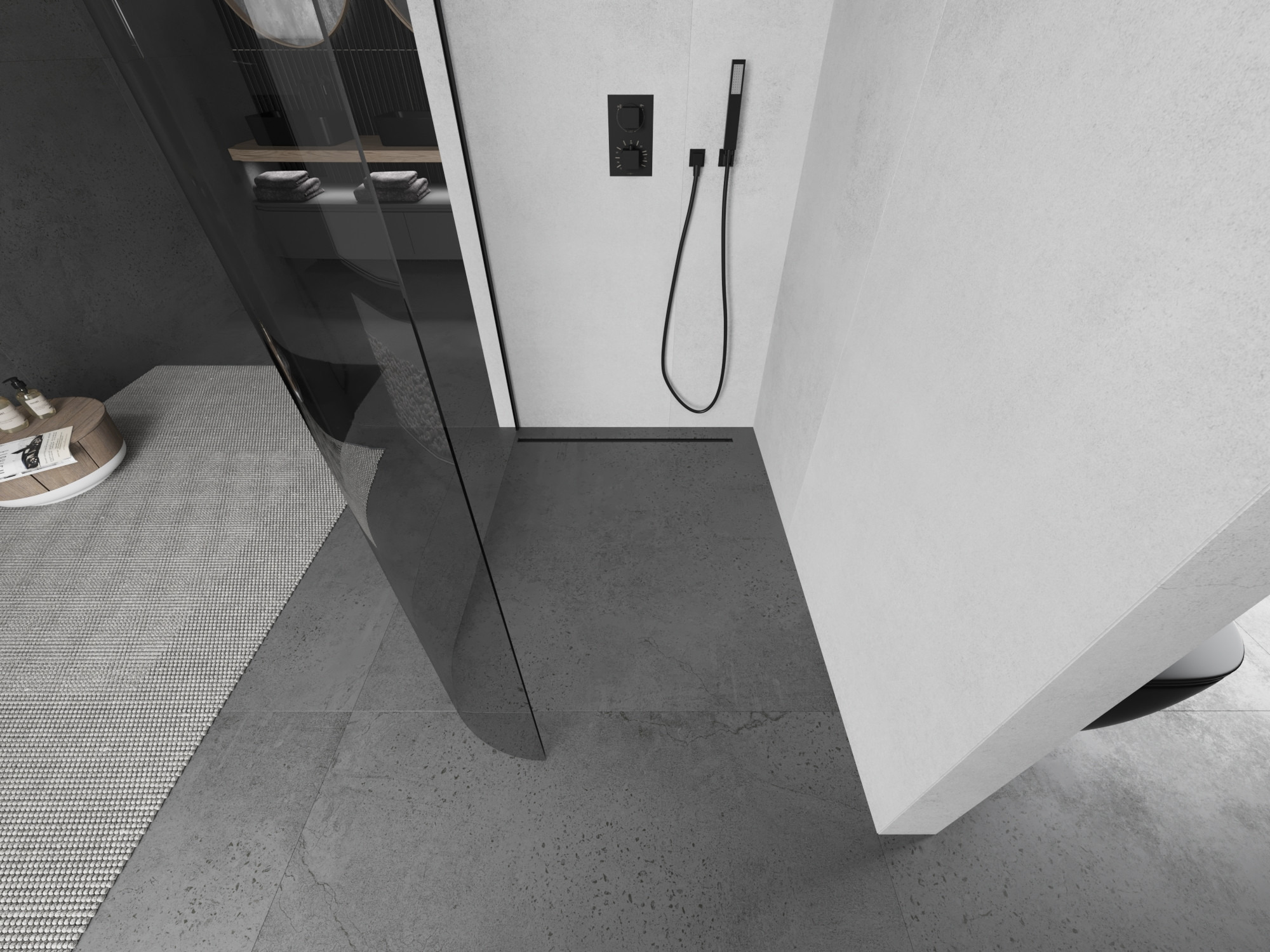 Rounded Walk-In Shower
