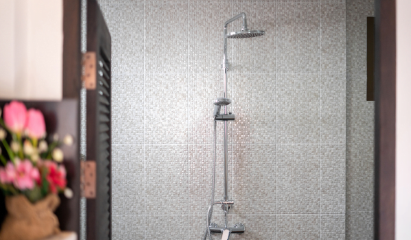How to descale a shower rain showerhead?