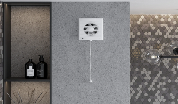 Can a bathroom fan be over the shower?