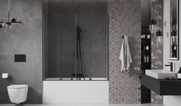 Bathtub with Double Screen