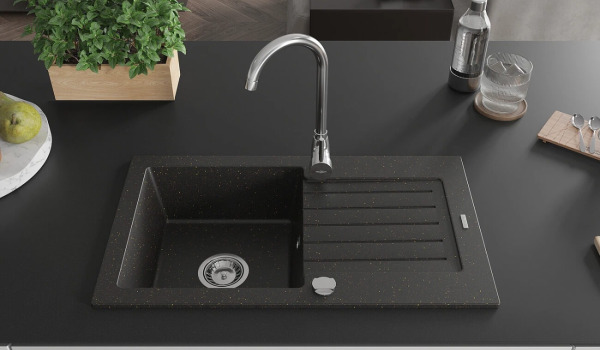 At what height should a sink be installed?